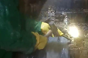 资阳消防水池堵漏施工视频